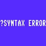 Syntax Error